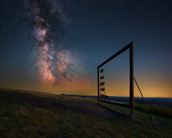 Gedankenrahmen auf der Wasserkuppe, Rhön